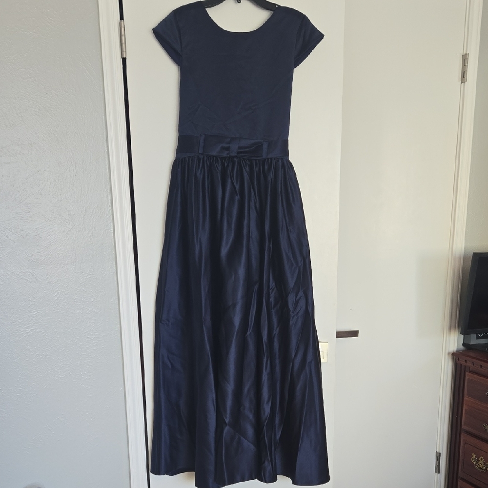 Elegant Navy Blue Maxi Dress